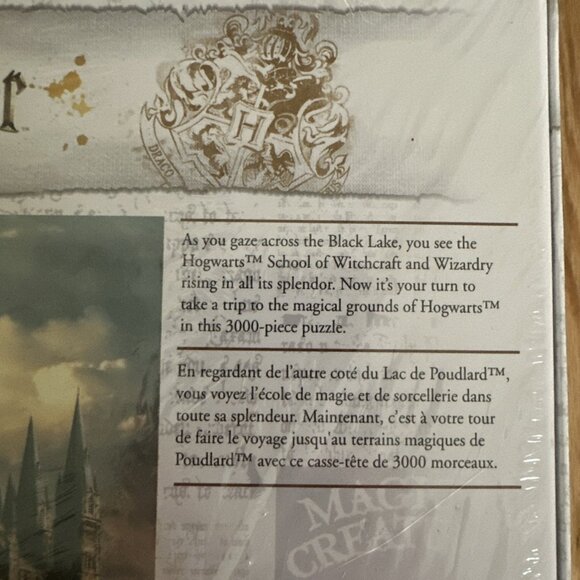 Aquarius Harry Potter Hogwarts Puzzle - 3000 Piece New Sealed Jigsaw - Picture 5 of 5